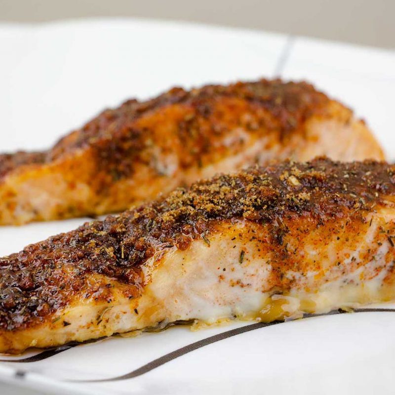 Sweet And Spicy Herbal Salmon