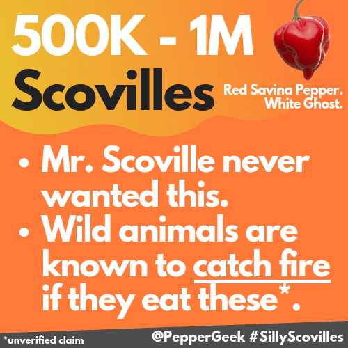 500K - 1M Silly Scovilles