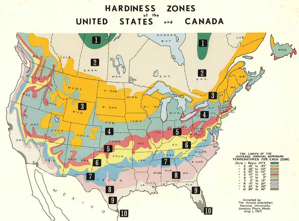 Hardiness Map
