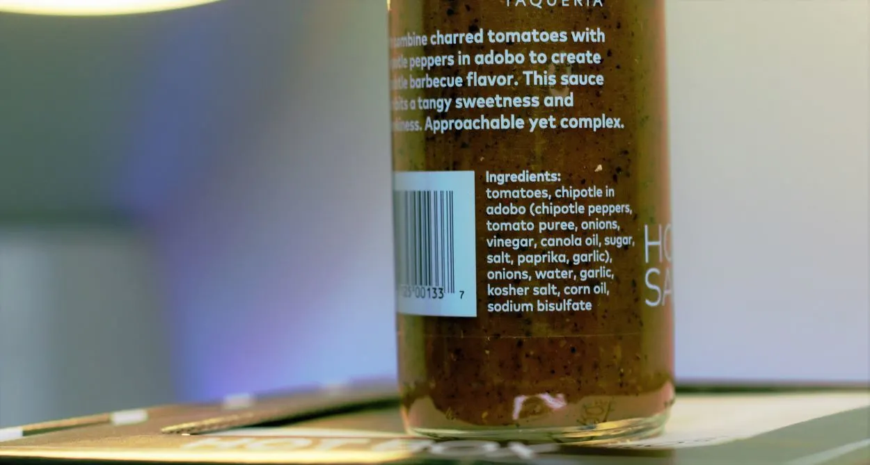 Dos Toros Smokey Hot Sauce Ingredients