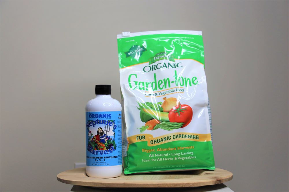 Organic Fertilizers - Neptune's Harvest and Espoma Garden Tone