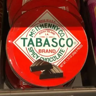 Tabasco Brand Spicy Chocolate tin