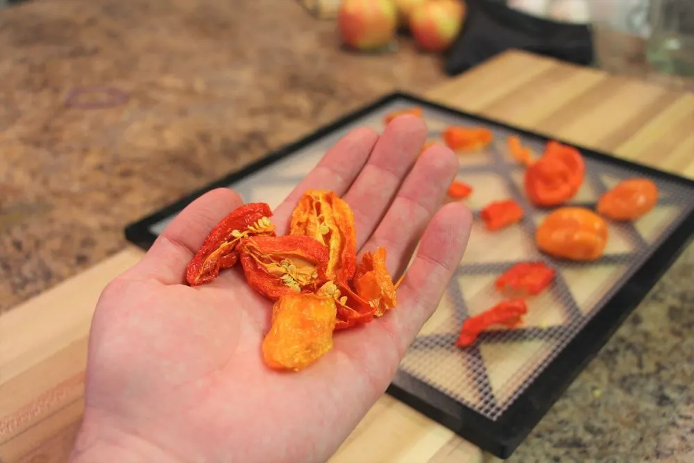 Dehydrated Habanero Peppers