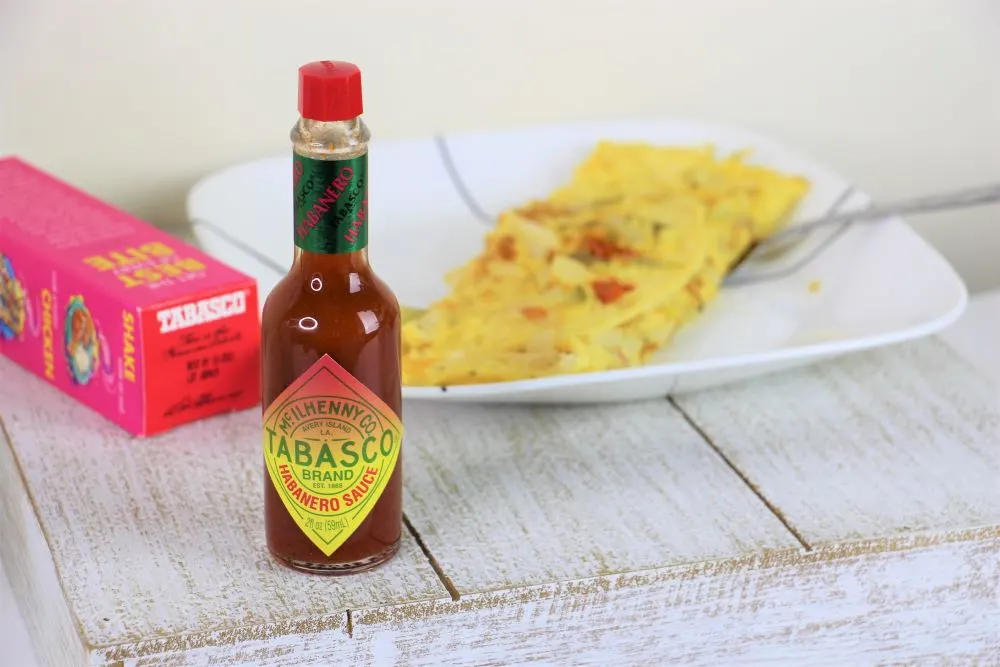 Tabasco Habanero Sauce on Eggs