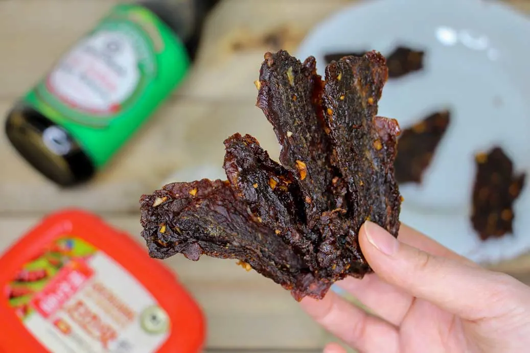 Homemade Beef Jerky Recipe (Dehydrator + Oven Instructions) - The