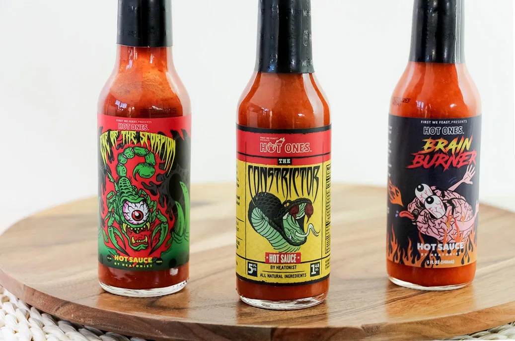 Hot Ones Hot Sauce Trio