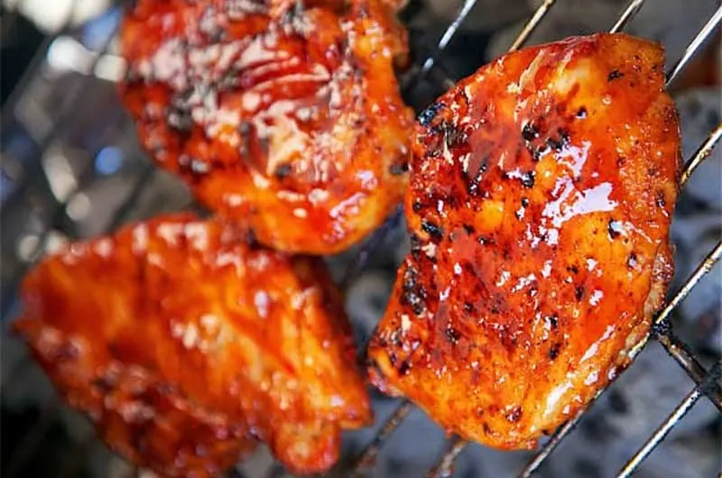 Fireball Glazed Chicken