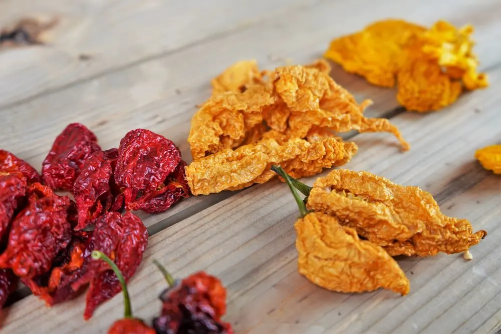 Dehydrated Ghost Peppers