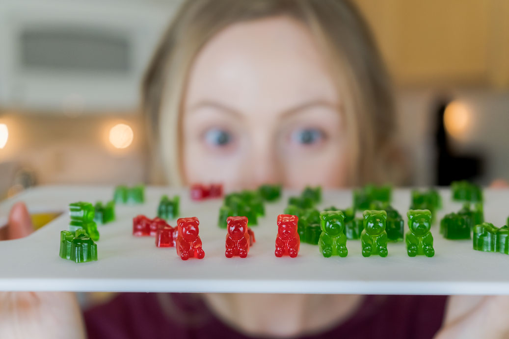 Homemade Spicy Gummy Bears