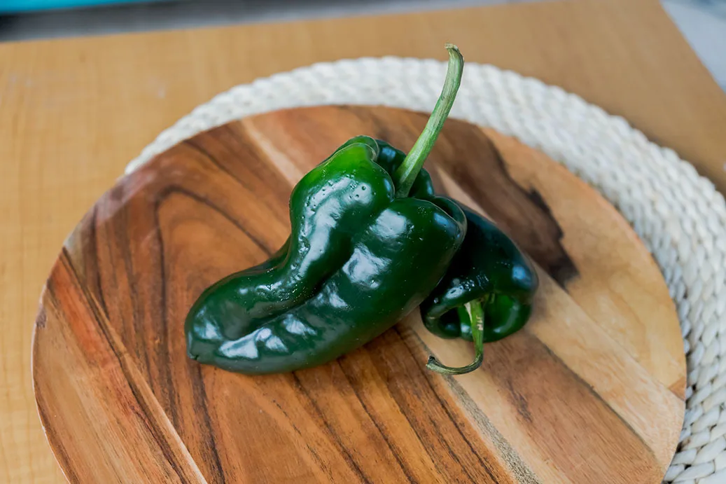 Poblano peppers