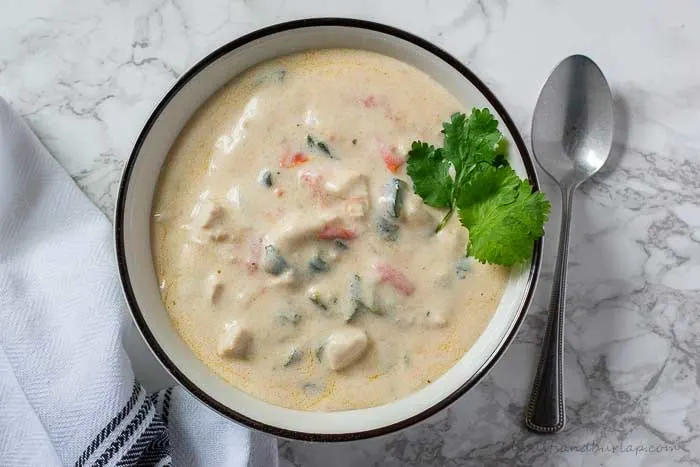 Cheesy Poblano Soup