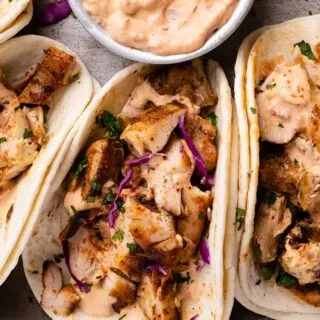 Easy chipotle tacos with chipotle sauce