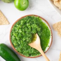 Jalapeno salsa verde