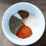 Taco seasoning spices in bowl