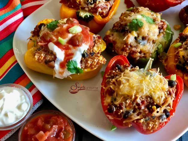 Quinoa stuffed peppers