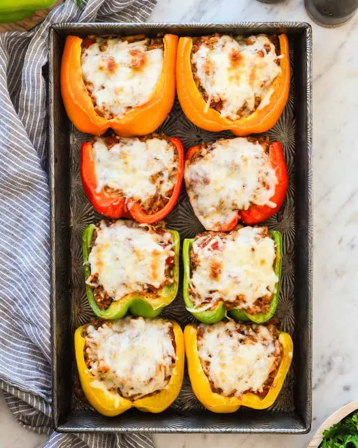 Healthy stuffed peppers