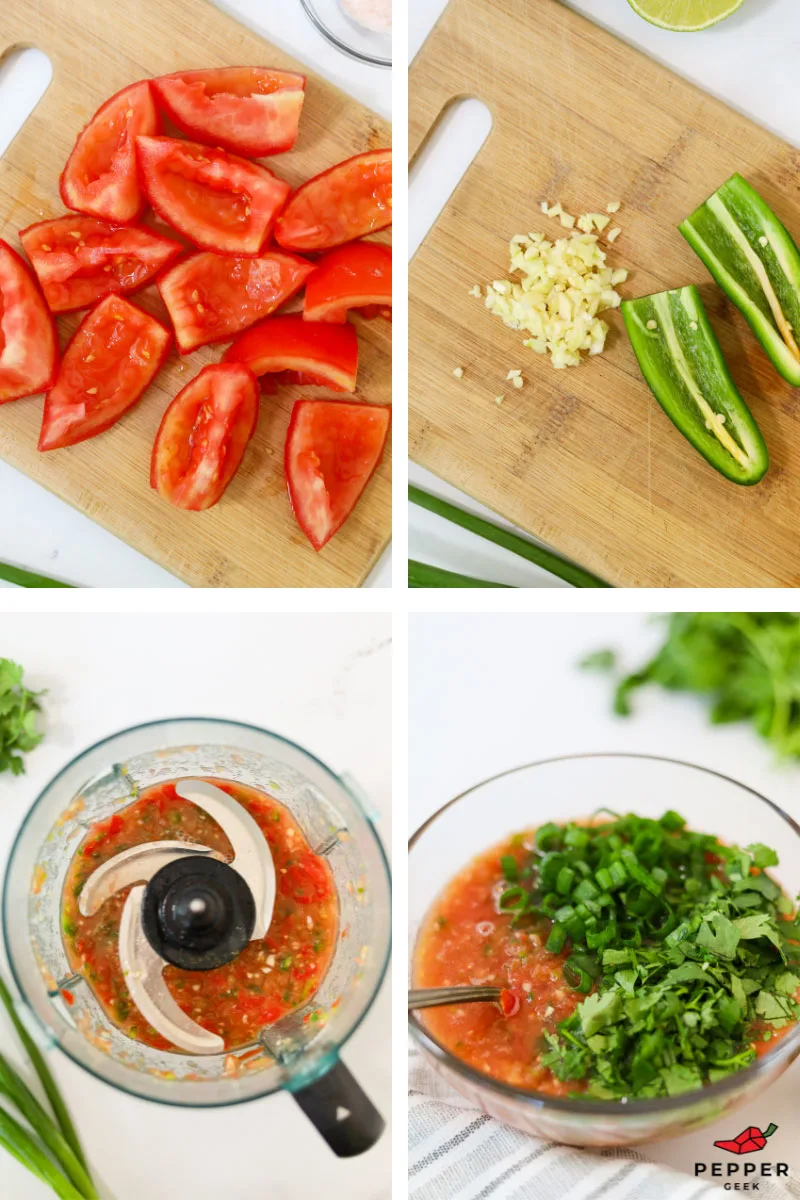 Tomato Jalapeno Salsa - Cooking Up Memories