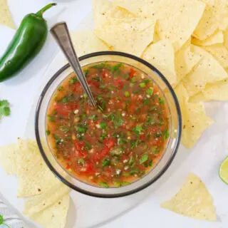 Red jalapeno salsa