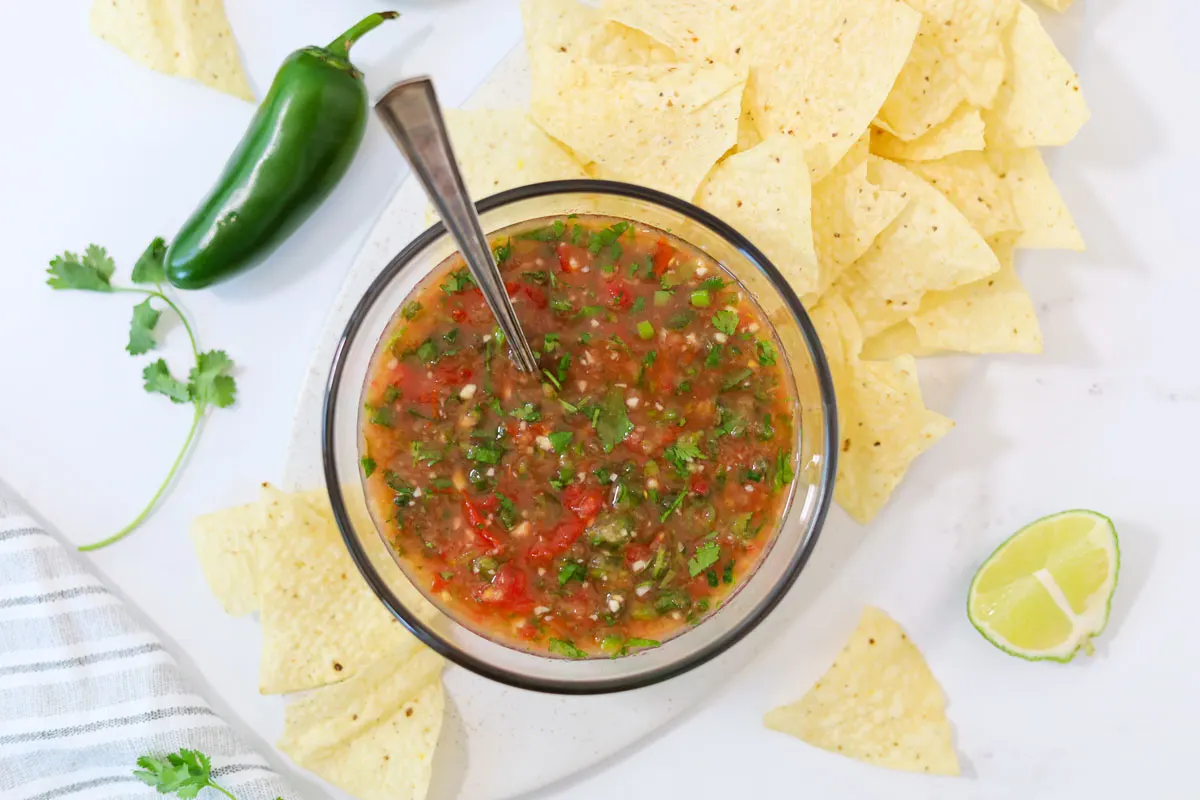 Roasted Pepper Blender Salsa Recipe, Food Network Kitchen