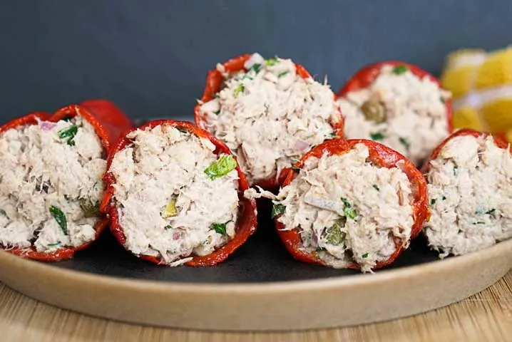 Spanish style stuffed peppers