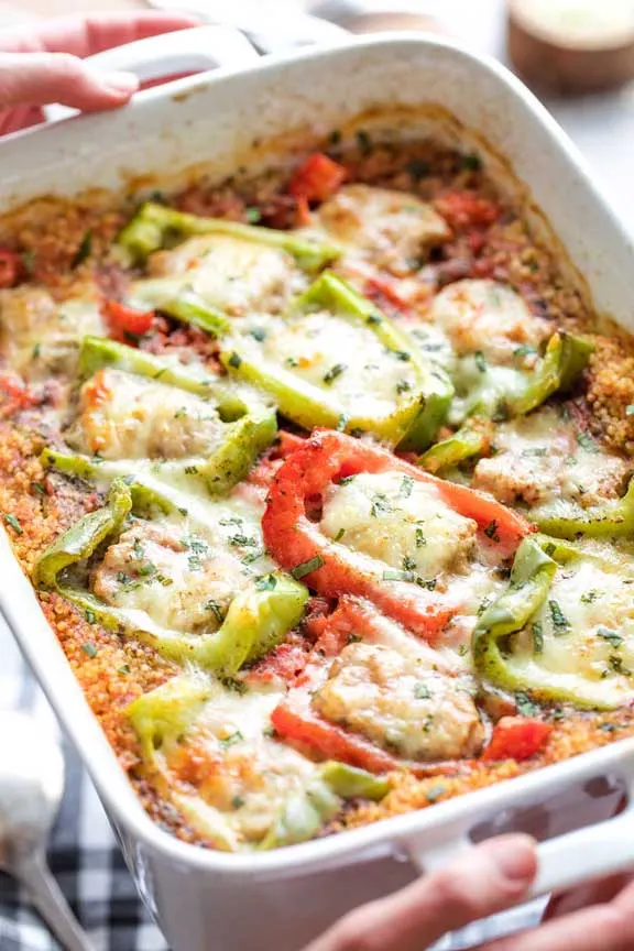 Stuffed pepper casserole