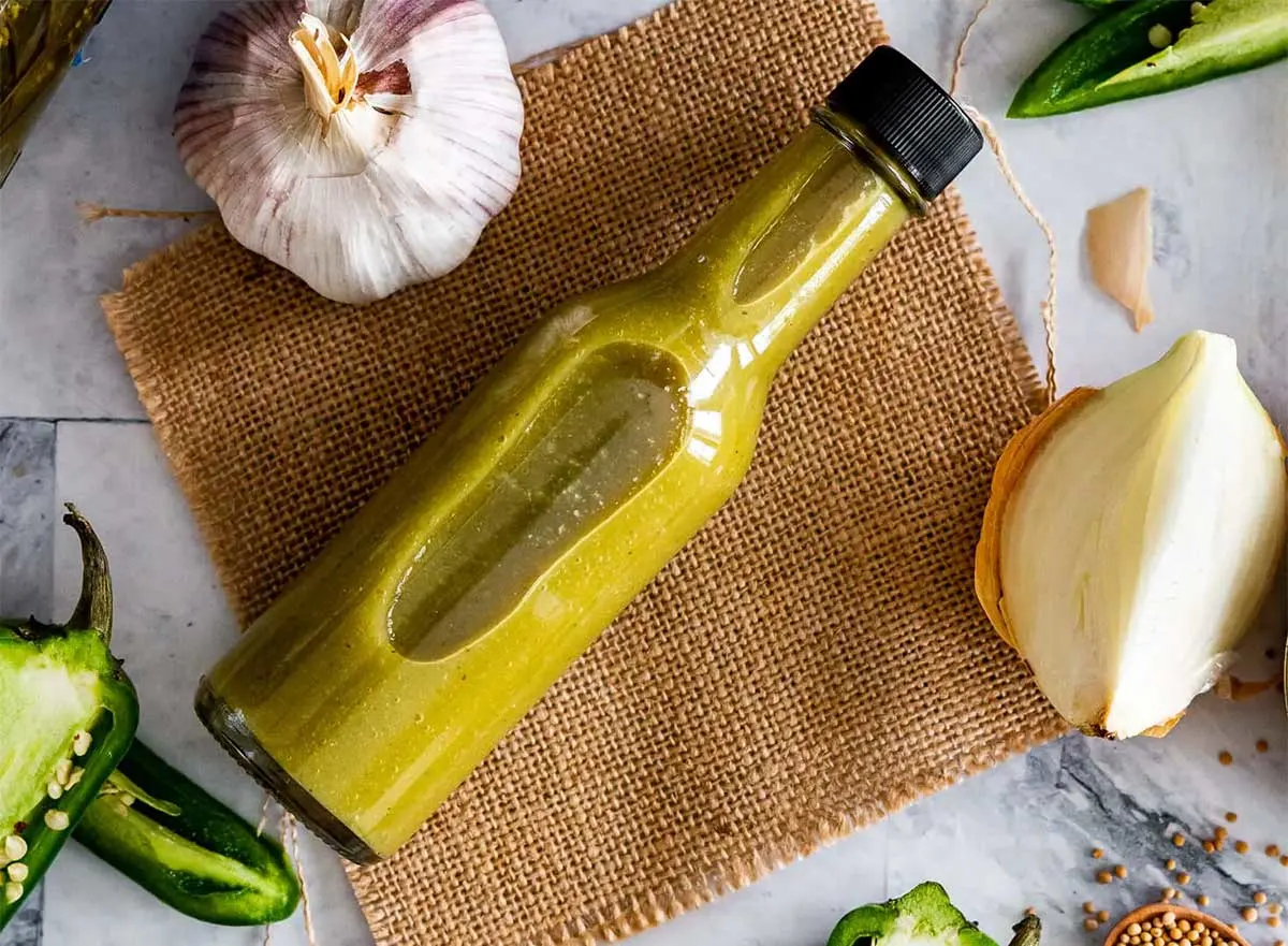 Dill pickle hot sauce