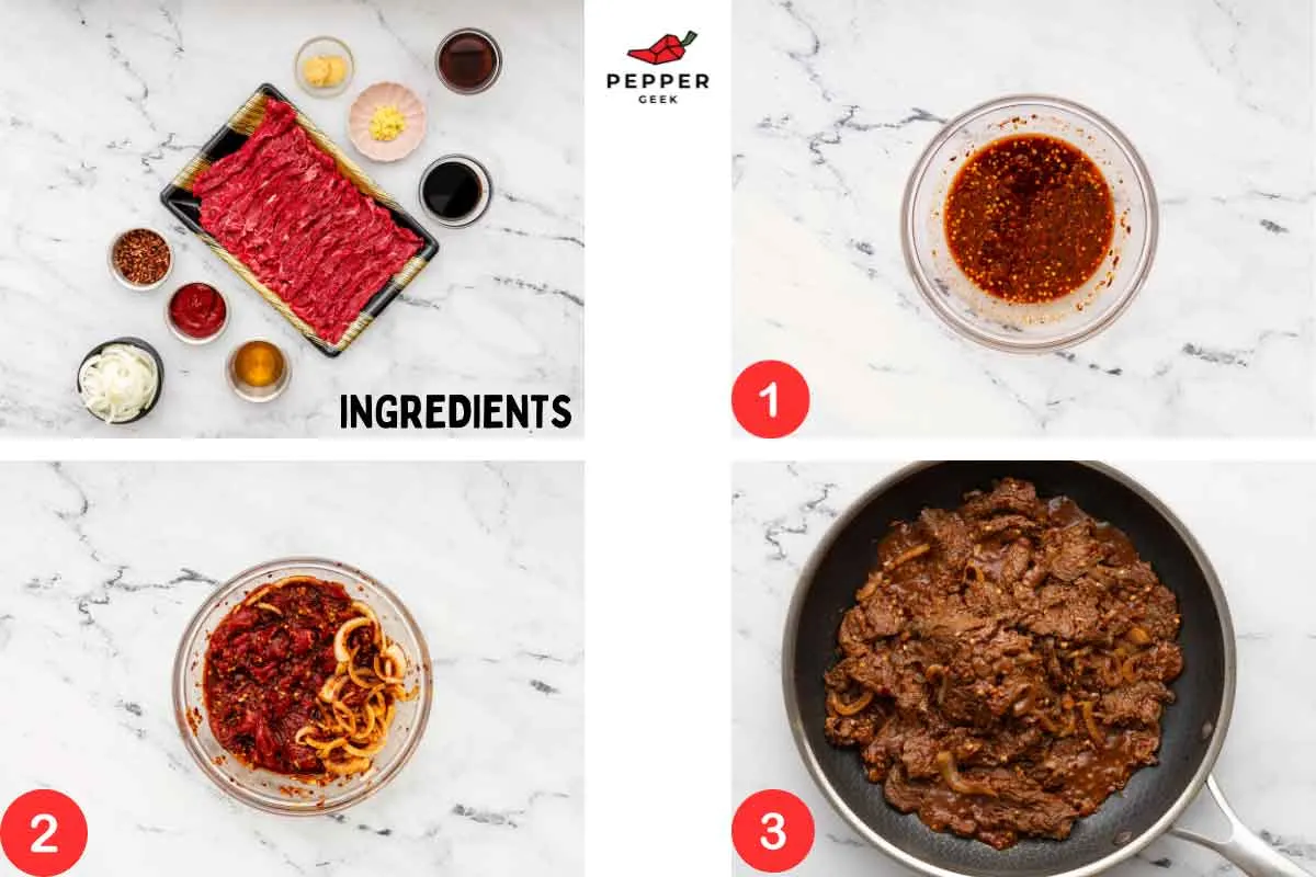 Spicy Beef Bulgogi Recipe Pepper Geek