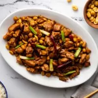 Kung Pao chicken with chili peppers