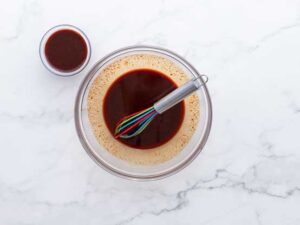 Whisked marinade