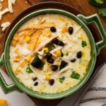 Poblano pepper and chicken soup recipe
