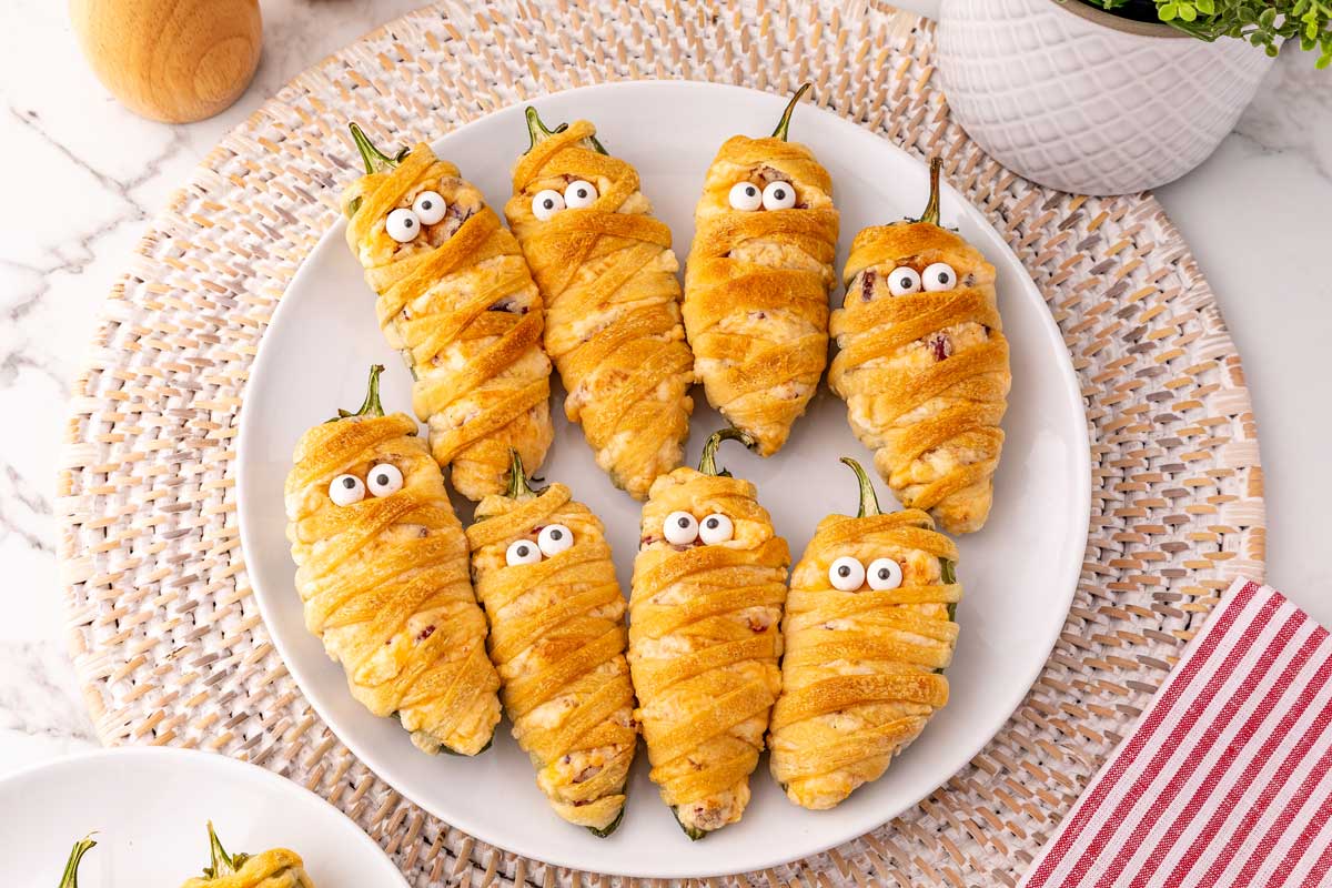 Jalapeño Popper Mummies (Easy Recipe)