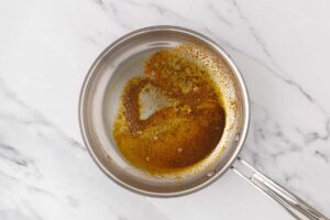 Spiced oil for making refried beans