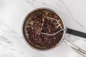 Making refried beans