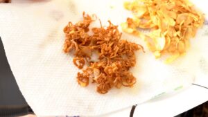 Crispy fried shallots